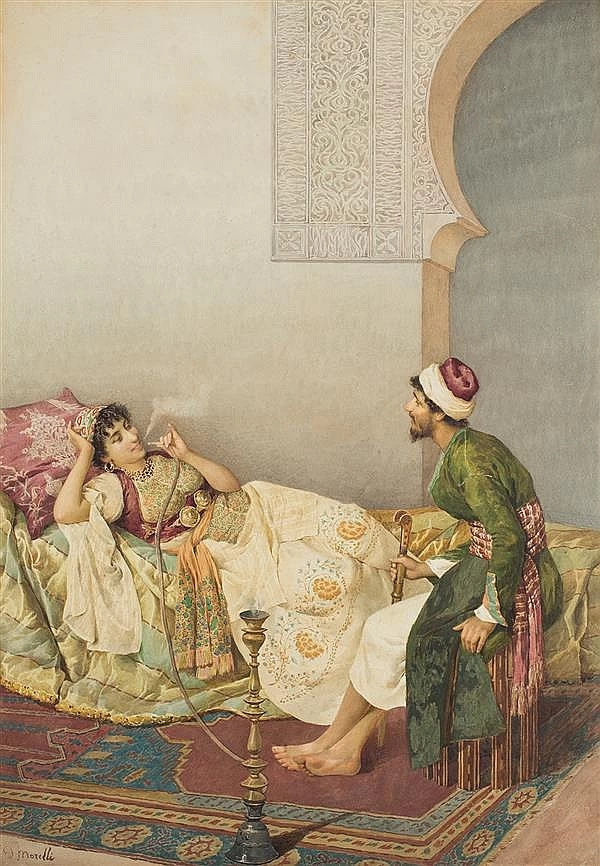Odalisca che fuma